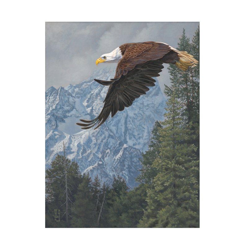 Art sur toile Jeff Hoff, H 14 po x l 19 po