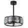 Caylie 18'' Modern Ripple Glass Reversible Ceiling Fan with 5 Lights and Remote, 6 Speeds Dimmable Ceiling Fan