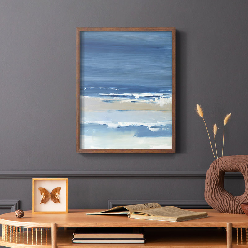Coastal Colors II, reproduction encadrée - bois massif, Brun, H 28 po x l 22 po