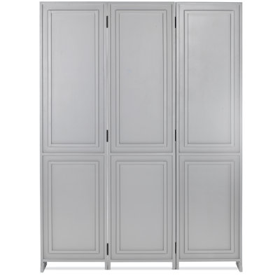 Alexsandria 53.25 " W x 70.45 " H 3 - Panel Solid Wood Folding Room Divider