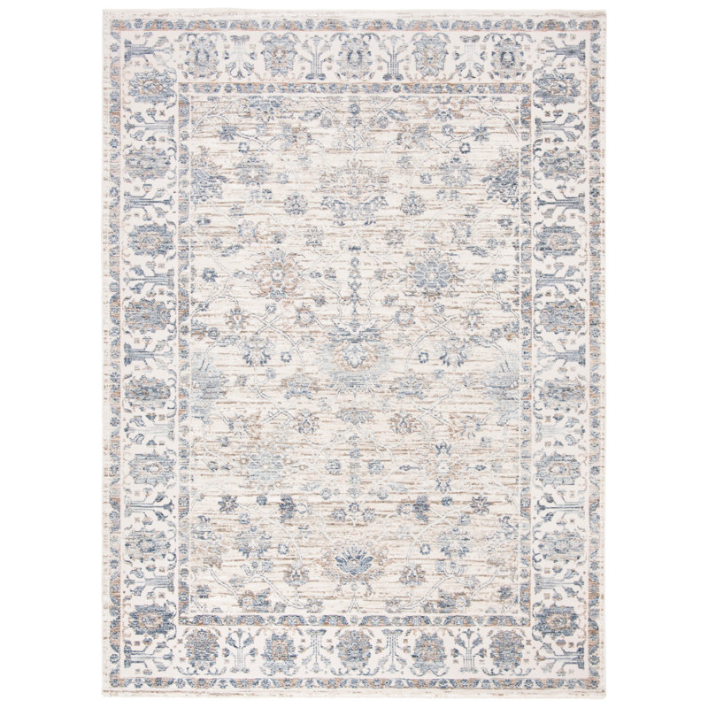 Osyth Area Rug with Non-Slip Backing, Rectangle 5'3" x 7'7"