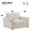 Canapé simple avec chargeur double port et coussin moelleux-166232579