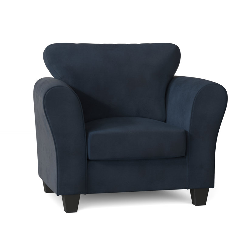 Fredericktown Upholstered Armchair, Bulldozer Sapphire