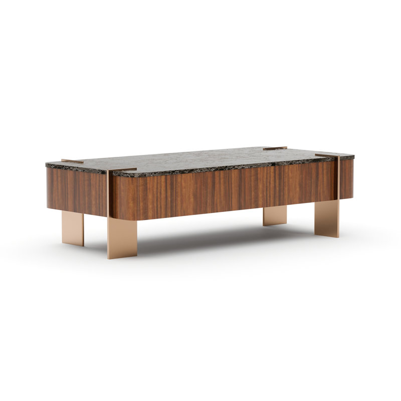 ALTURA REC STONE TOP COCKTAIL TBL, 15" H x 54" W x 26.5" D