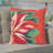Visions II Poinsettia Outdoor Square Pillow Cover & Insert-29277224