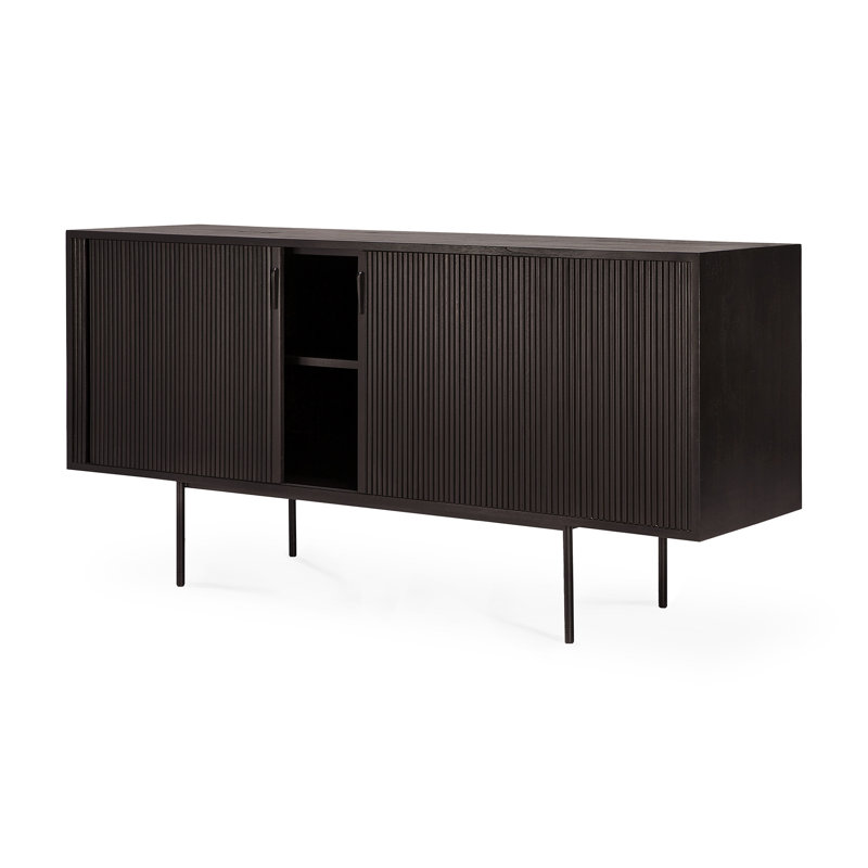 Roller Max 66.1'' W Solid Wood Sideboard, Brown