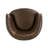 Azurdee Top Grain 100% Genuine Italian Leather Swivel Barrel Chair-741458756