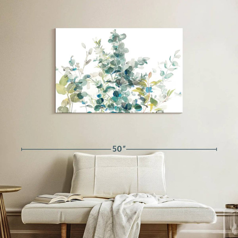 Harnek Eucalyptus White II, 26" H x 39" W