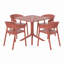 Ensemble repas carré pour 4 personnes-706222871