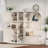 Hall Tree with storage and 4 hooks, storage cabinet-1987364900