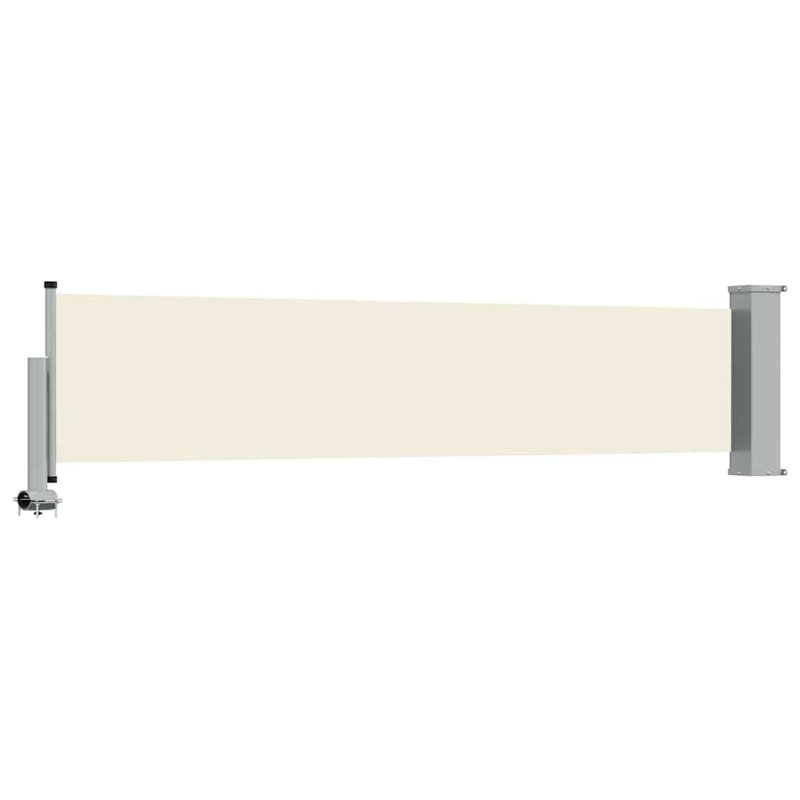 VidaXL Retractable, 23.6'' H x 118.1'' W, Cream