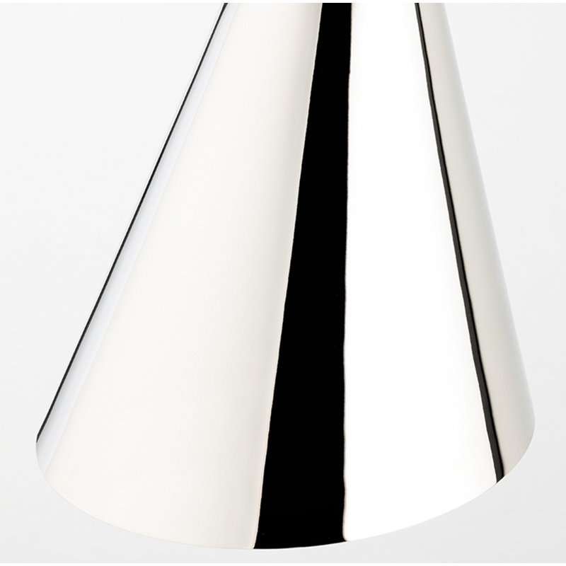 Cogan 1-Light Dimmable Armed Sconce, Polished Nickel