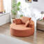 Canapé-lit simple en peluche éponge de 55 pouces, aucun assemblage requis, fauteuil-lit moderne moelleux pour le salon et la chambre à coucher-130620442