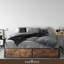 Structure de lit CAPHAUS Meghans avec base de matelas, support de lattes, chêne rustique-1114376777