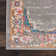 Tapis oriental gris et rose Abbate