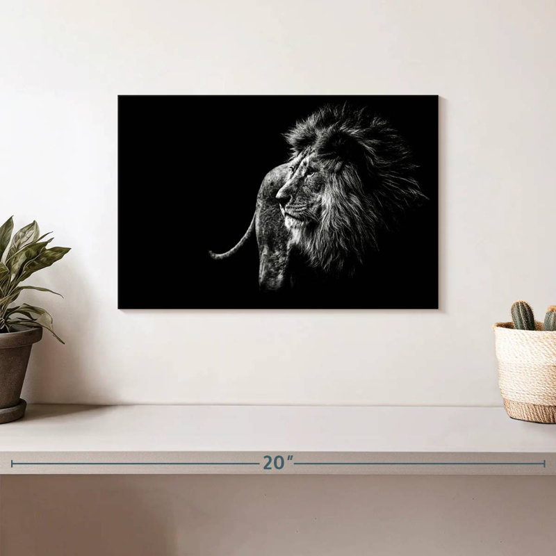 Tête de lion Brampt, H 8 po x l 12 po