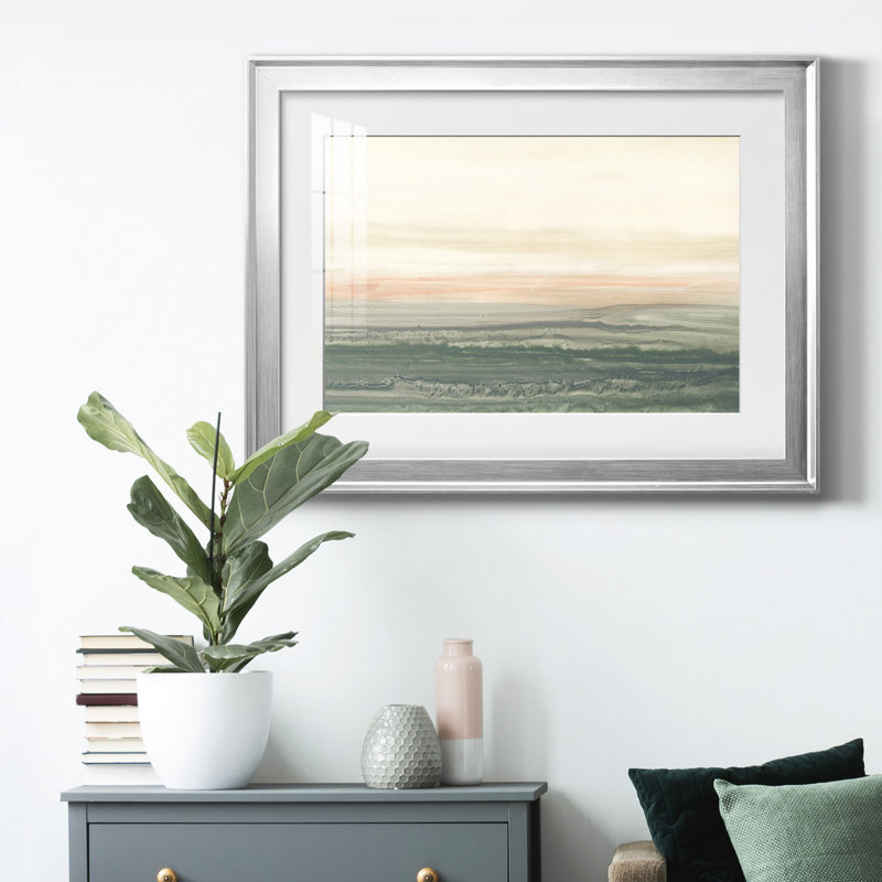 Atlantic Sunrise I, reproduction encadrée de qualité supérieure, prête à être accrochée, H 22,5 po x l 30,5 po x P 1 po