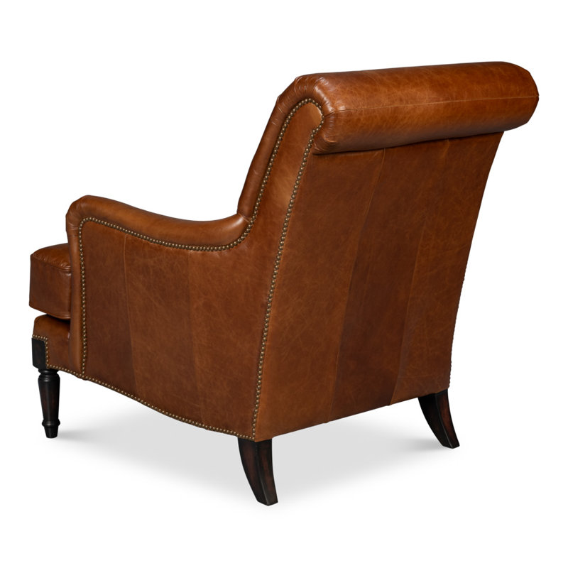 Gaston Leather Club Chair