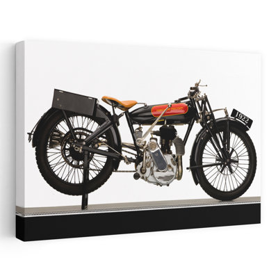 1922, art de paysage de paysage abstrait classique 500Cc Beardmore