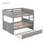 Lit superposé double au-dessus de double avec lit gigogne simple-2072058896