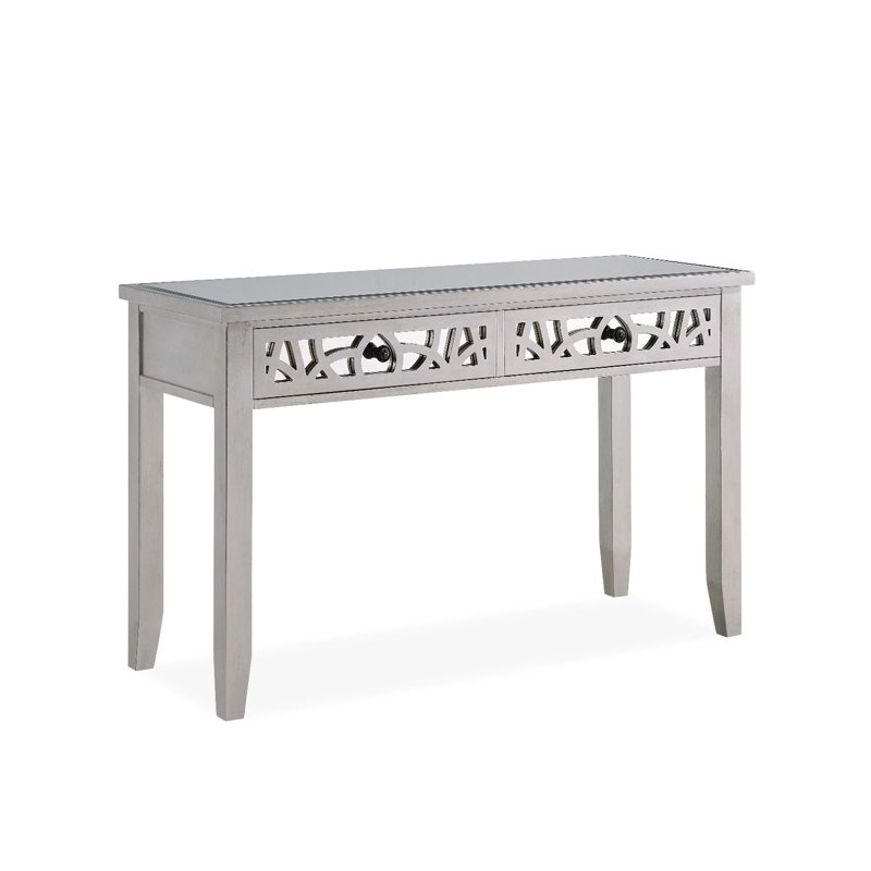 Christopher 120cm Glass Top Console Table