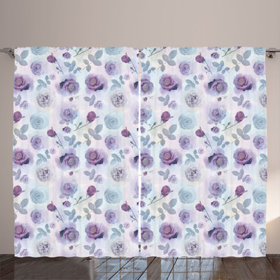 Semi Sheer Curtain Pair
