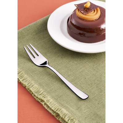 Fourchette à gâteaux en acier inoxydable Corbett | 5,8 po, argent, paquet de 12