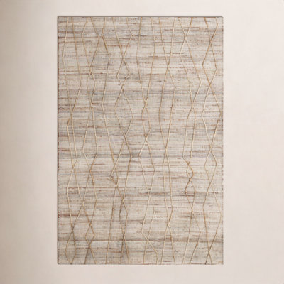 Ada Hand-Woven Abstract Jute Wool Rug