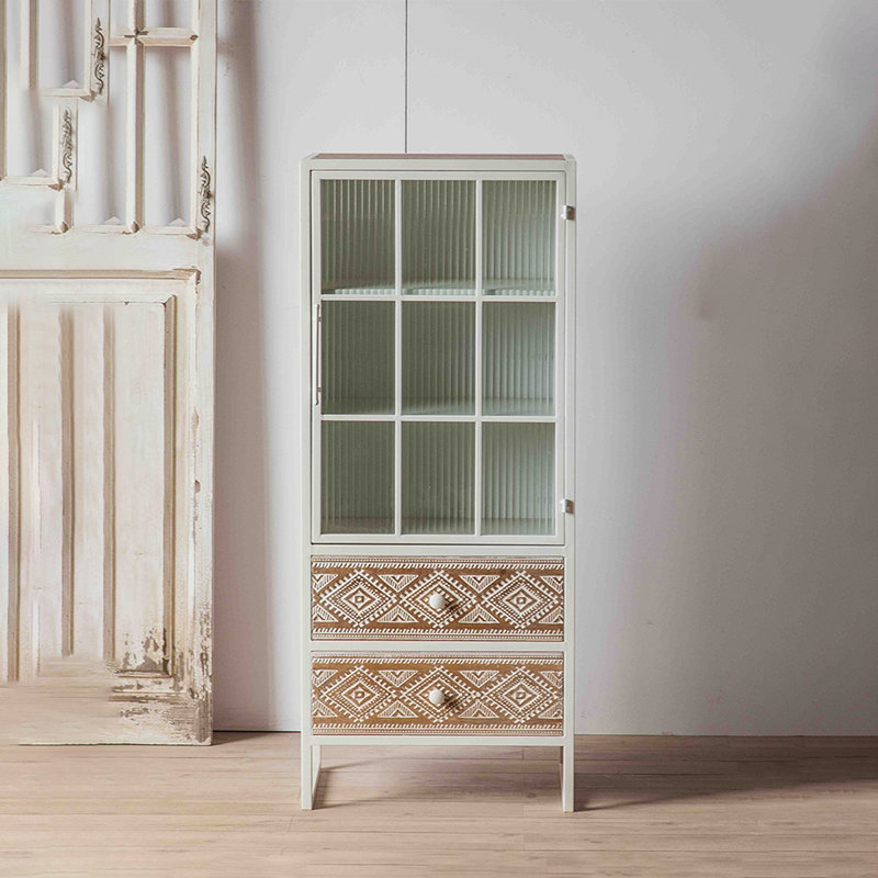 Multi-Purpose Metal and Wood Storage Cabinet