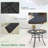 5 Piece Patio Dining Set, Outdoor Dining Table And Chairs Set For 4, 4 PVC-coated polyester Chairs, 1 Iron Round Table With Adjustable Umbrella Hole, Patio Furniture Set For Deck, Backyard, Lawn, Poolside-109691560