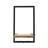 Loddie Metal and Wood Wall Shelf Set Modern Floating Display Shelves with Iron Frame, Decorative and Functional Wall Storage, Stylish Industrial Design