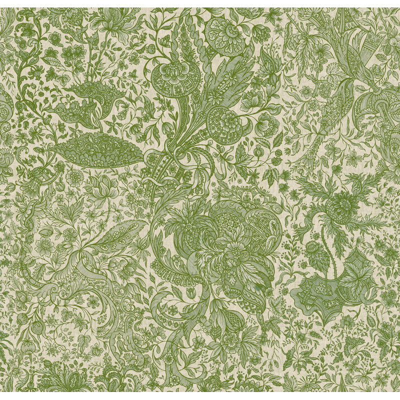 SARKOZI EMBROIDERY Taupe, Green