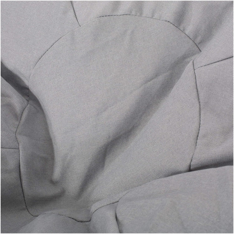 Chrisholm Light Grey Bean Bag, Light Gray Fabric