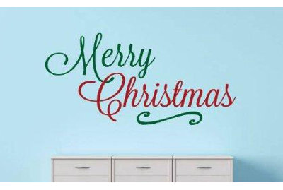 Décalcomanie murale joyeux de noël