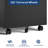 3 Drawer Mobile File Cabinet with Lock, Under Desk Metal Rolling Wheel Filing Cabinet for Home Office Storage Organizer Letter/Legal/A4 Files
