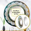 Prasun bleu sarcelle et mandala I - miroir mural unique Boho Mandala-1196623134