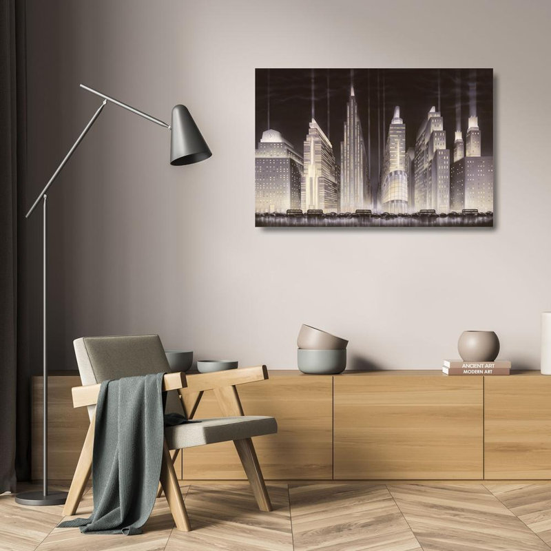 Art sur toile tendue, Winston Porter Hoppe, Robert, Boulevard 158523Z, H 17 po x l 24 po