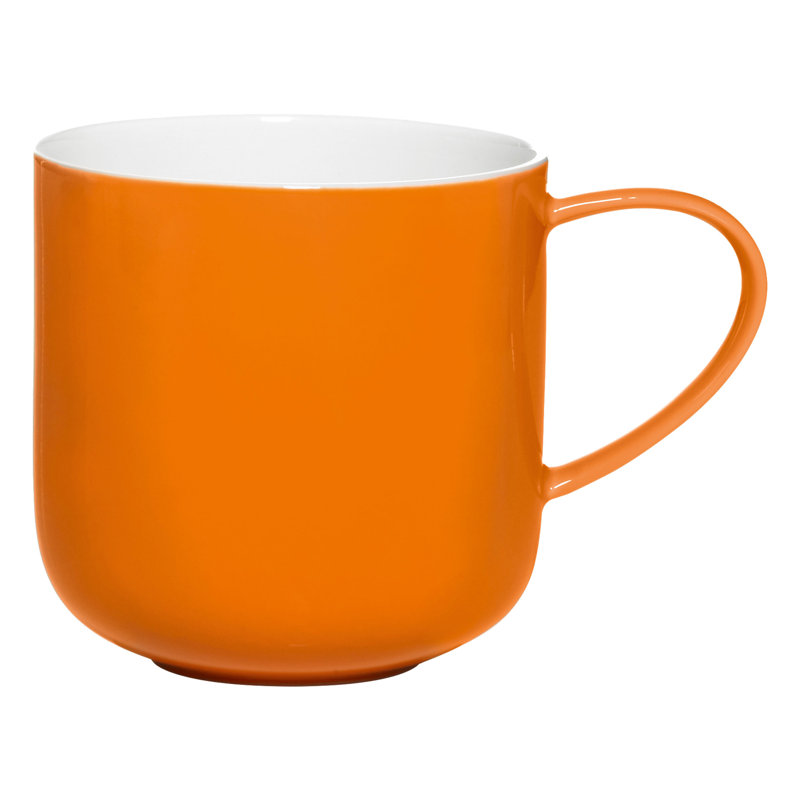 Coppa mug with handle, Orange