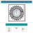 Tringa Metal Wall Clock