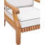 Teak Deep Seating Patio Chair with Cushions