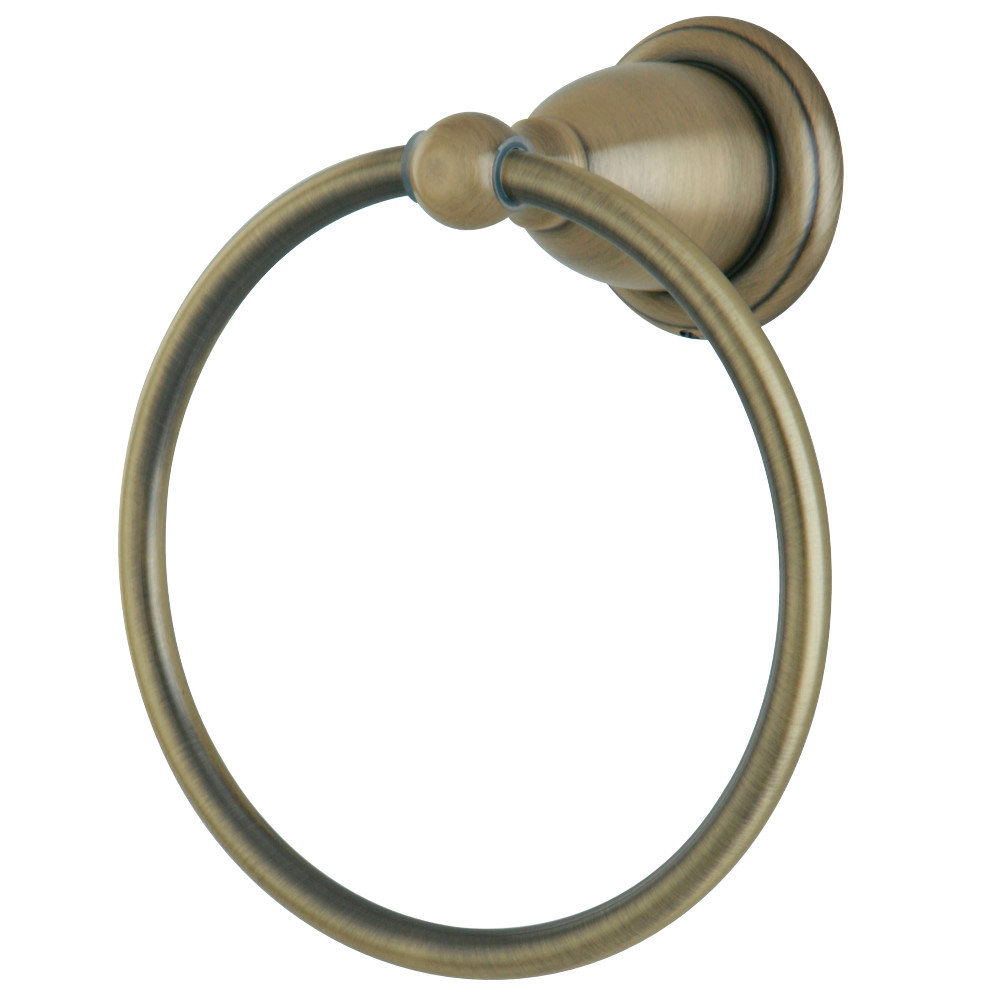 Kingston Brass Heritage Towel Ring, Vintage Brass