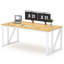 Computer Desk 70×30.7 Inch Gaming Desk with Deeper & Thicker Desktop, Office Desk Work Desk for Home Office, Natural