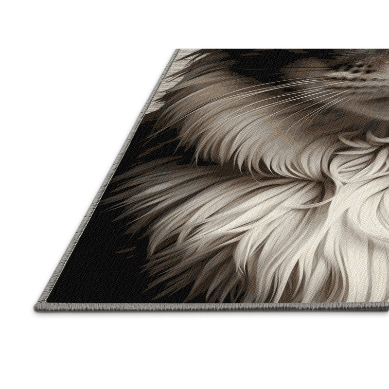  Tapis lavable Cymric Cats, Rectangle 4pi x 6 pi