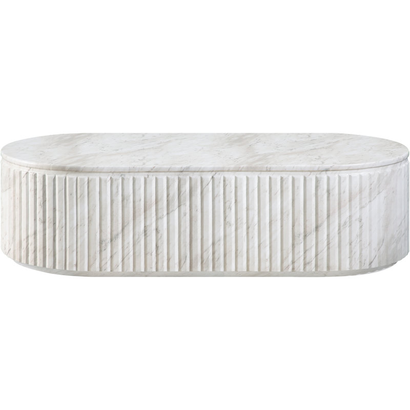 Table basse Catane, Blanc