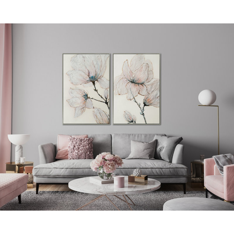 Soft Petals I Canvas Wall Art