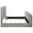 Upholstered Panel TV Bed