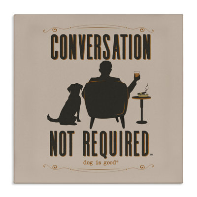 «No Conversation Dog Humor» par Dog Is Good