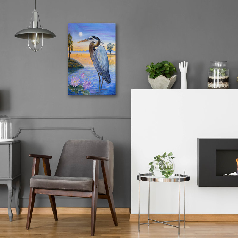 «Tranquility» par Verena, art mural acrylique, H 24 po x l 16 po
