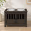 Support pour gamelle de chien avec meuble de rangement-137257125