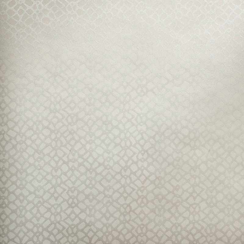 Slow Living Metallic Geometric Motif Wallpaper Roll, Rosy Gray